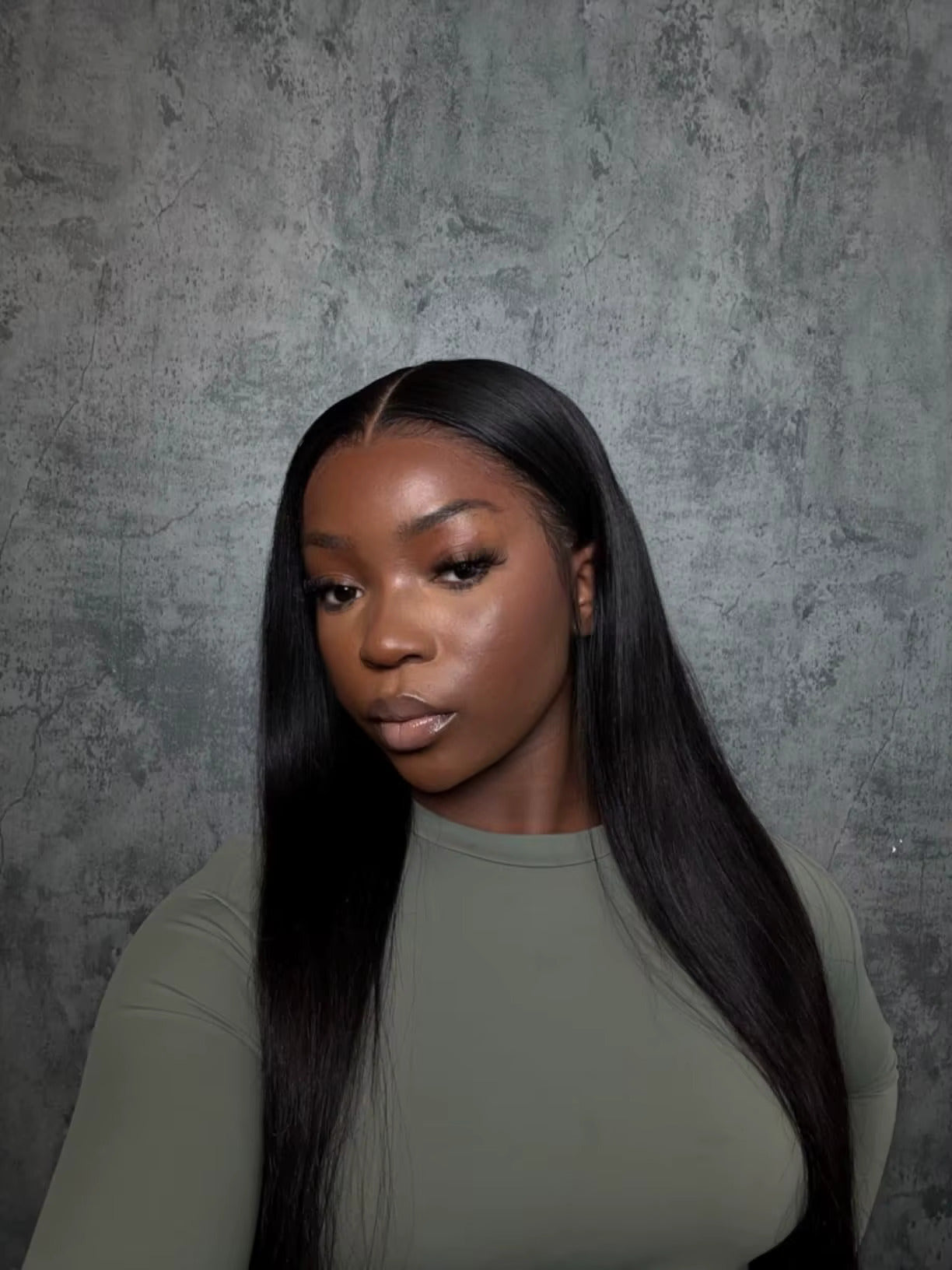 Locks & Lux 30” HD Lace Frontal Wig – 13x6, 100% Brazilian Human Hair, 180% Density Straight Wig